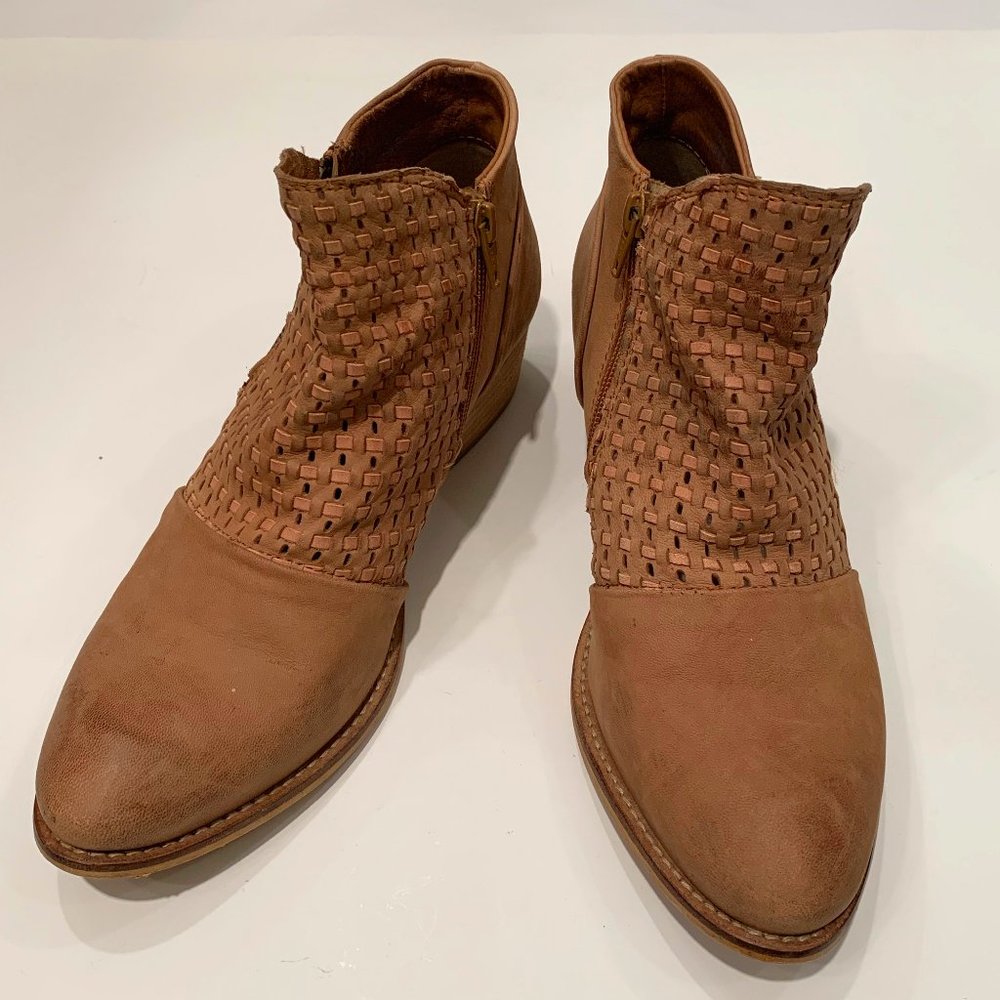 Splendid Ravi woven leather bootie